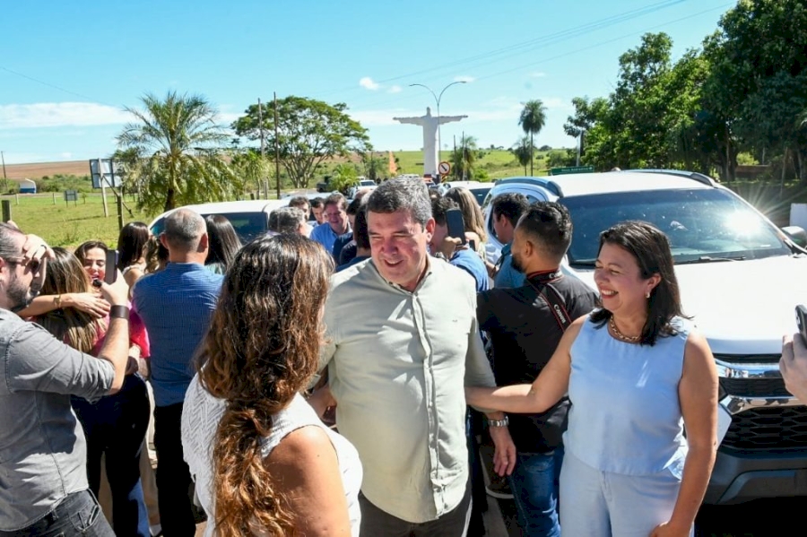 JATEÍ: Governo de Mato Grosso do Sul entrega reforma de escola, asfalto e drenagem