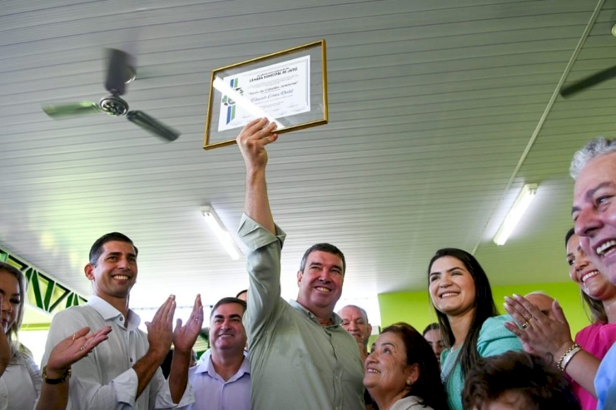 JATEÍ: Governo de Mato Grosso do Sul entrega reforma de escola, asfalto e drenagem