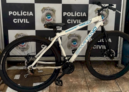 NOVA ANDRADINA: Polícia Civil recupera bicicleta furtada em supermercado