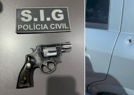 IVINHEMA: Polícia Civil prende homem por tentativa de homicídio e porte ilegal de arma de fogo