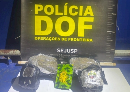 DOF apreende skunk e haxixe que seriam entregues em MS