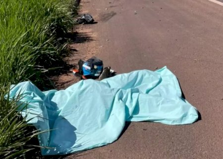 Motociclista morre em acidente com carro na BR-262 em MS