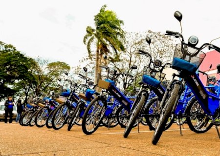 Ivinhema recebe emenda de 40 bicicletas elétricas para agentes comunitários