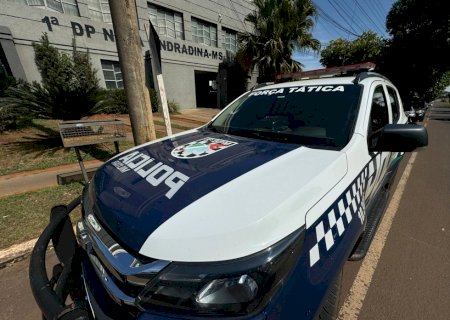 Força Tática prende homem que furtou loja de materiais para construção em Nova Andradina