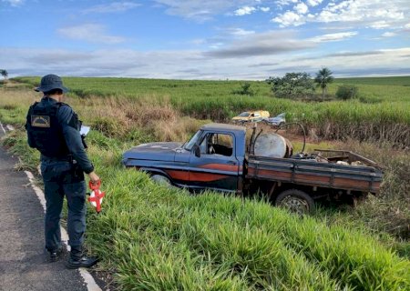 IVINHEMA: Jovem fica ferido após capotamento na MS-141