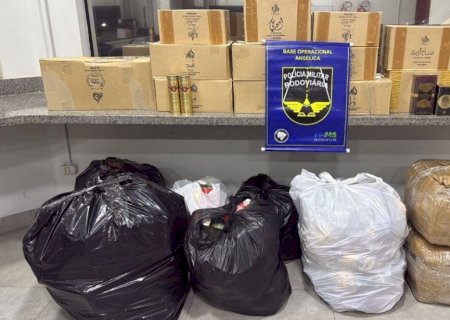 ANGÉLICA: Polícia Militar Rodoviária apreende R$ 23 mil em mercadorias contrabandeadas na MS-145