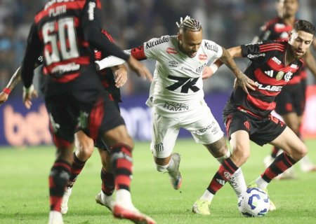 Neymar decide no fim, Santos bate o Flamengo e ganha fôlego contra o Z-4 do Brasileirão