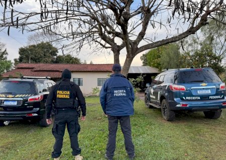 PF e Receita combatem contrabando e descaminho de produtos de origem paraguaia e armas de fogo em MS e SP