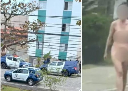 Mulher presa nua após matar pai a facadas afirma que se prostituía por influência dele