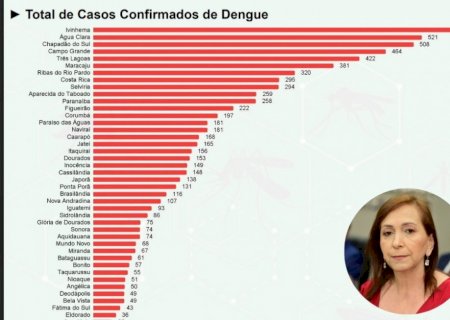 IVINHEMA: Município lidera casos de dengue em MS com mais de 570 confirmações