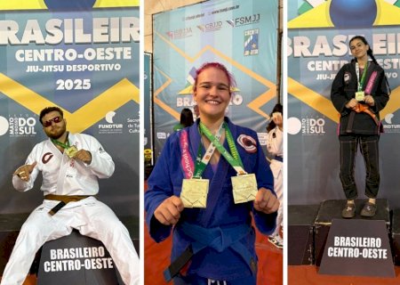 Ivinhema conquista medalhas no Campeonato Brasileiro Centro-Oeste de Jiu-Jitsu
