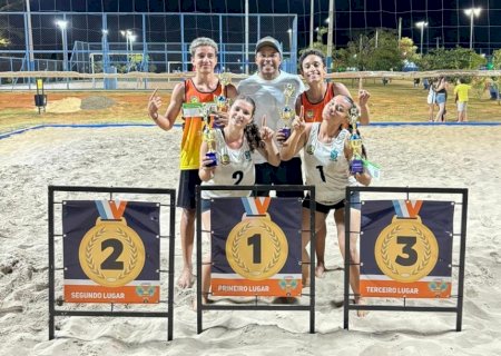 IVINHEMA: Alunos-atletas da Escola Estadual Reynaldo Massi são destaques no 1º Torneio da Independência de Vôlei de Praia