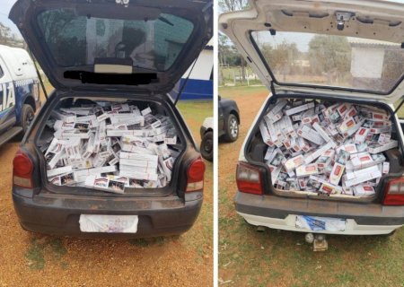 NOVA ANDRADINA: Polícia Militar apreende mais de 20 caixas de cigarros contrabandeados