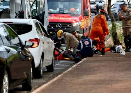 Homem morre após cair de pontilhão da Avenida Ceará em Campo Grande