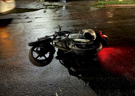 IVINHEMA: Grave acidente entre carro e moto deixa homem em estado crítico