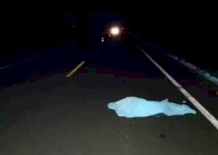 Pedestre morre após ser atropelado por veículo na MS-379