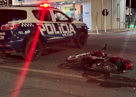IVINHEMA: Colisão na Avenida Brasil deixa adolescentes feridos