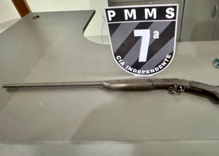 Briga em sítio termina com arma apreendida e três conduzidos à Delegacia de Bataguassu