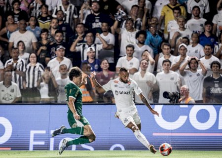 Santos venceu o clássico apenas duas vezes desde chegada de Abel no Palmeiras
