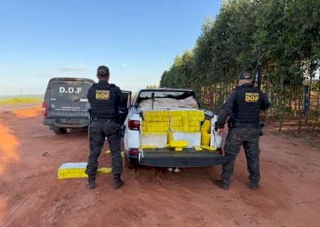 Homem é preso tentando levar mais de 1t de maconha ao Paraná