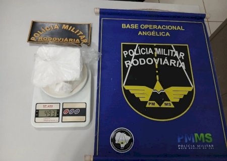 ANGELICA: Homem que pretendida comercializar cocaína é preso na MS-145