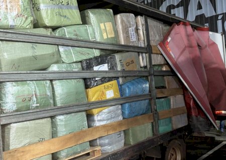 Homem é preso em MS com carga milionária de descaminho que seria distribuída para outros Estados