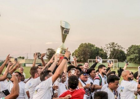 Bataguassu goleia Taveirópolis e conquista o título da Série B Estadual
