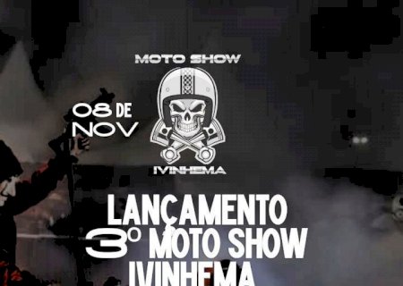 IVINHEMA: Lançamento do 3º Moto Show acontece neste sábado (8) no Ateliê Gastropub