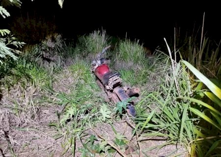 NOVA ANDRADINA: PM recupera motocicleta furtada em área rural