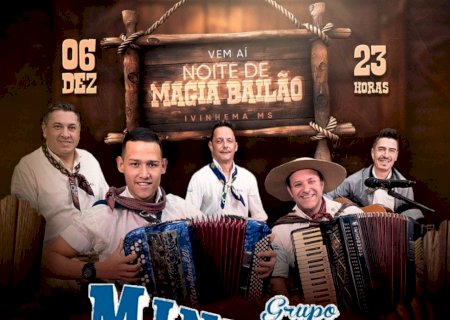 IVINHEMA: Neste sábado tem bailão na Vila Alice com Grupo Minuano