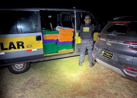 Van escolar carregada com maconha é apreendida pelo DOF em Anaurilândia