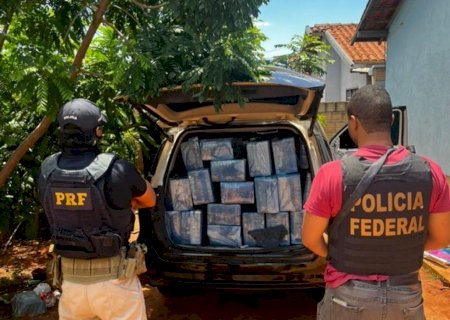 Ação conjunta apreende 1,5 tonelada de maconha e recupera veículo