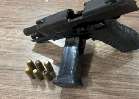 Suspeito vindo de SP é preso na BR-262 com pistola calibre .40 a caminho de Três Lagoas