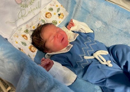 NOVO HORIZONTE DO SUL: Rafael é o primeiro bebê a nascer em 2026