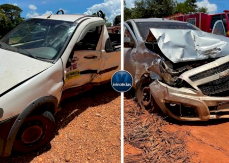 IVINHEMA: Acidente na BR-376 deixa duas pessoas feridas em Amandina