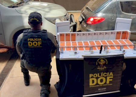 Celulares e canetas emagrecedoras avaliados em mais de R$ 500 mil são apreendidos