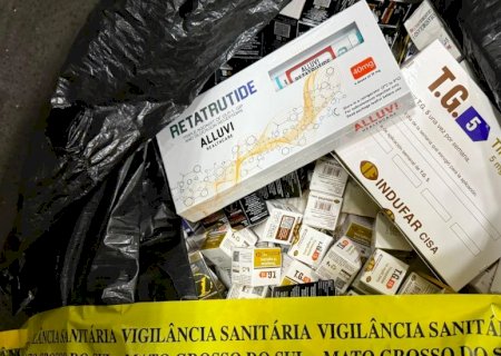 R$ 1 milhão em canetas emagrecedoras são apreendidos nos Correios de Campo Grande