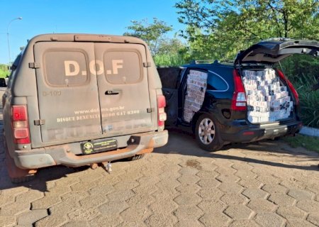 BATAYPORÃ: DOF apreende mais de R$ 150 mil em cigarros contrabandeados do Paraguai