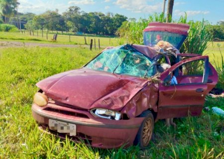 Sinistro de trânsito com múltiplas vítimas é registrado na BR-376, entre Ivinhema e Deodápolis