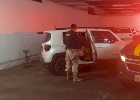 IVINHEMA: PRF apreende 305 Kg de maconha