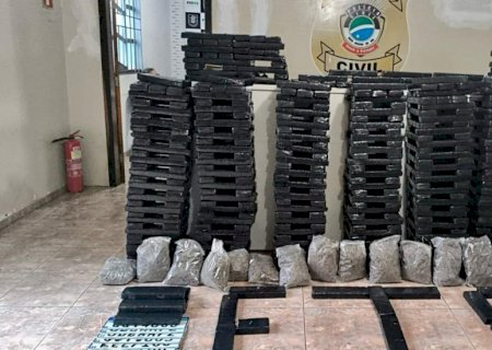 NOVA ANDRADINA: Polícia Militar apreende mais de 600 quilos de maconha durante ação conjunta