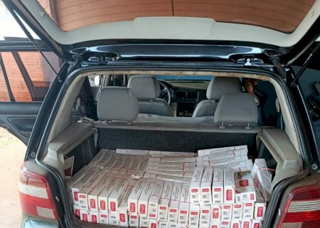 Polícia Militar apreende cigarros de contrabando durante fiscalização em Ipezal