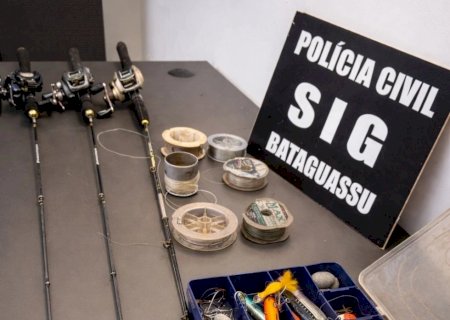 BATAGUASSU: Polícia Civil recupera objetos de pesca furtados