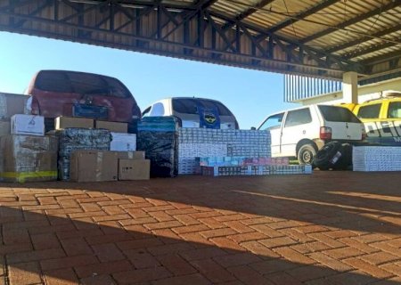 Três veículos com R$ 156,5 mil em contrabando são apreendidos na MS-164