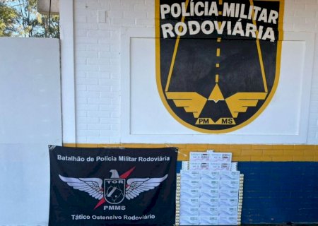 Carga ilegal de medicamentos avaliada em R$ 215 mil é interceptada na MS-164