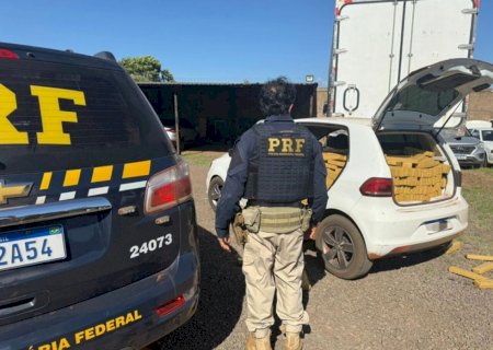 Quase 1 tonelada de maconha é apreendida após perseguição em rodovia de MS