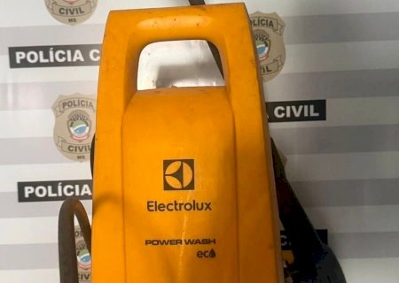 SIG identifica autor de furto e recupera lavadora de alta pressão em Batayporã