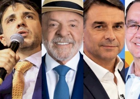 Flávio Bolsonaro tem sete pontos na frente de Lula em MS; Cury cresceu 5%