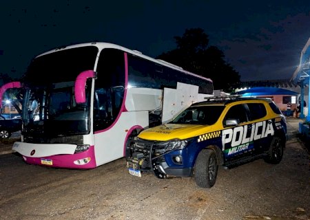 Ônibus com R$ 84 mil em mercadorias estrangeiras é apreendido em Brasilândia