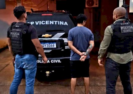 VICENTINA: Polícia Civil prende condenado a 16 anos de prisão por estupro de vulnerável